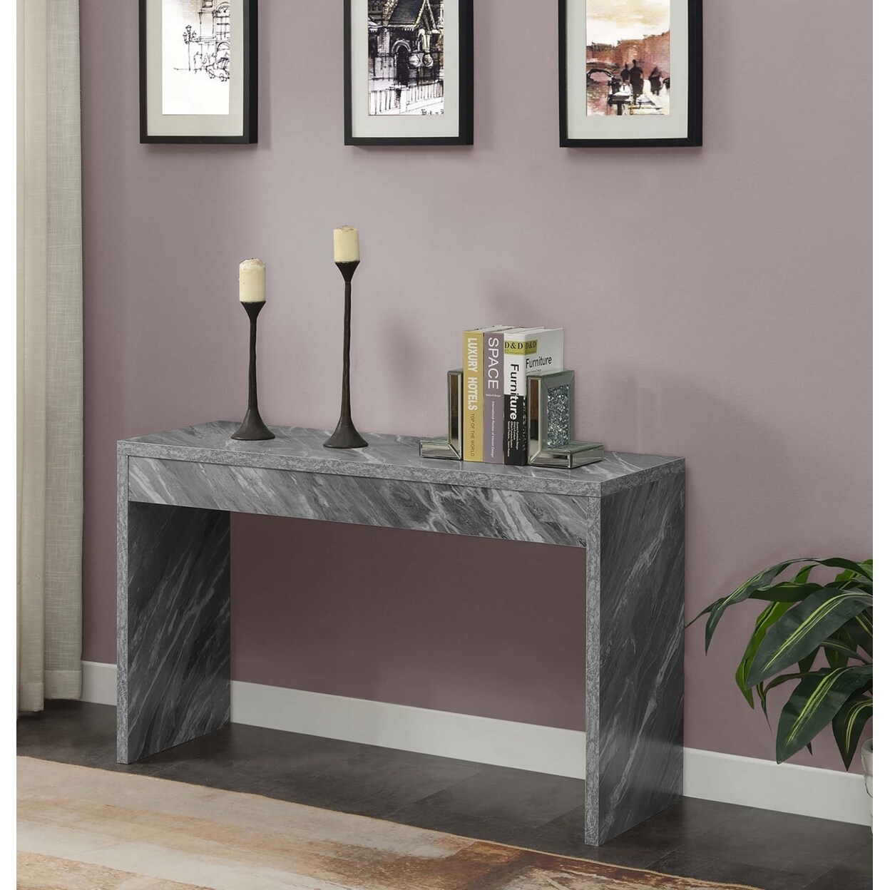 Convenience Concepts Northfield Hall Console Table or Desk, Multi