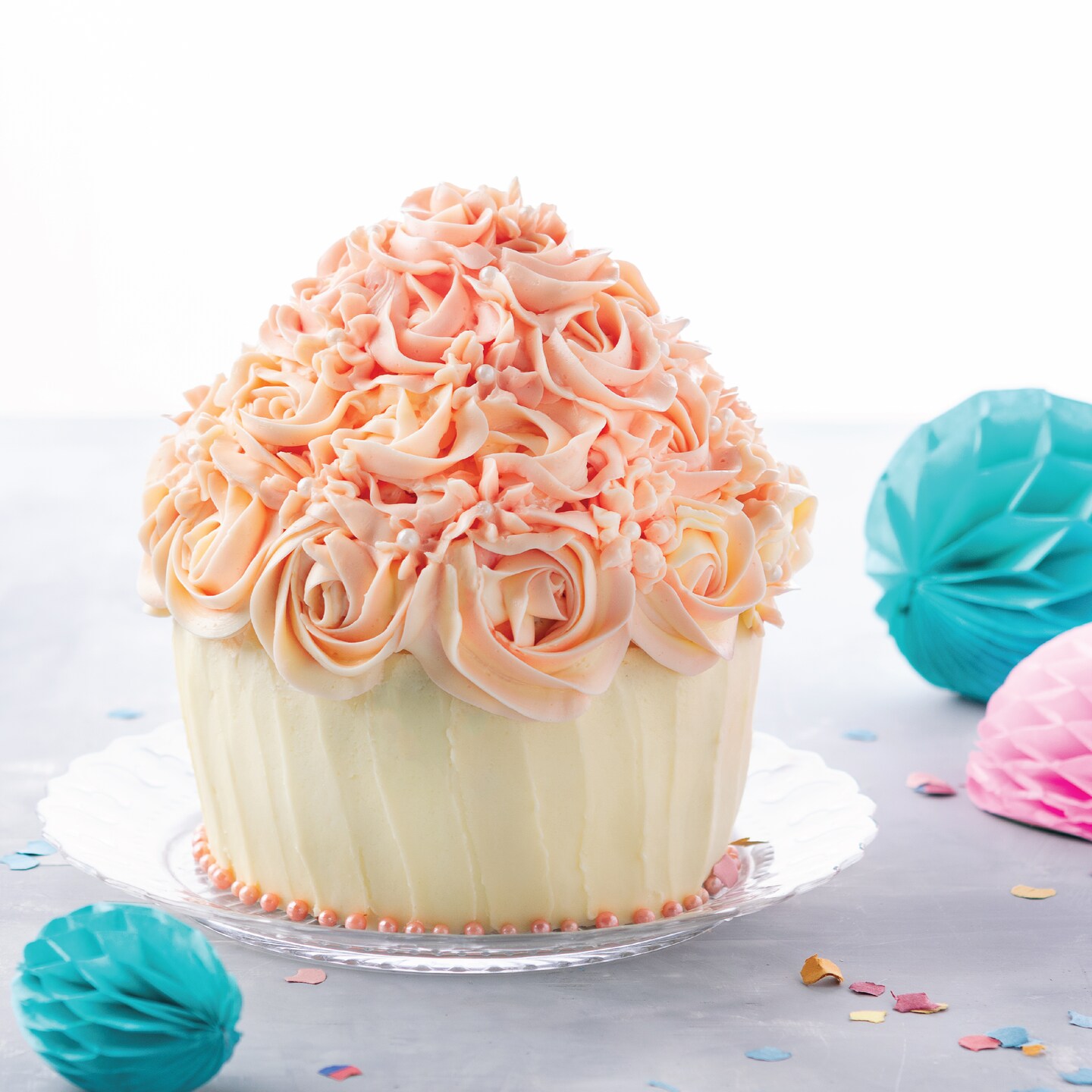 Baker's Secret 2cup Giant Cupcake Pan - Carbon Steel Pan for Giant Cupcake Nonstick Coating Easy Release Dishwasher Safe DIY Baking Supplies - Essentials Collection