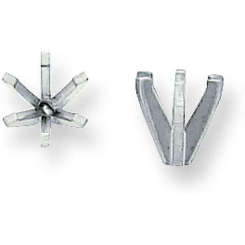 Platinum 6 Prong Round High &#x26; Heavy Setting 4.1mm