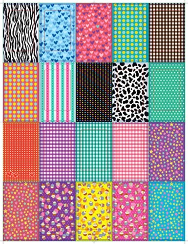 Zink Colorful Sticker Paper for 2x3 Photo Paper - Pack of 100 Compatible with Kodak, Lifeprint, Polaroid &#x26; More