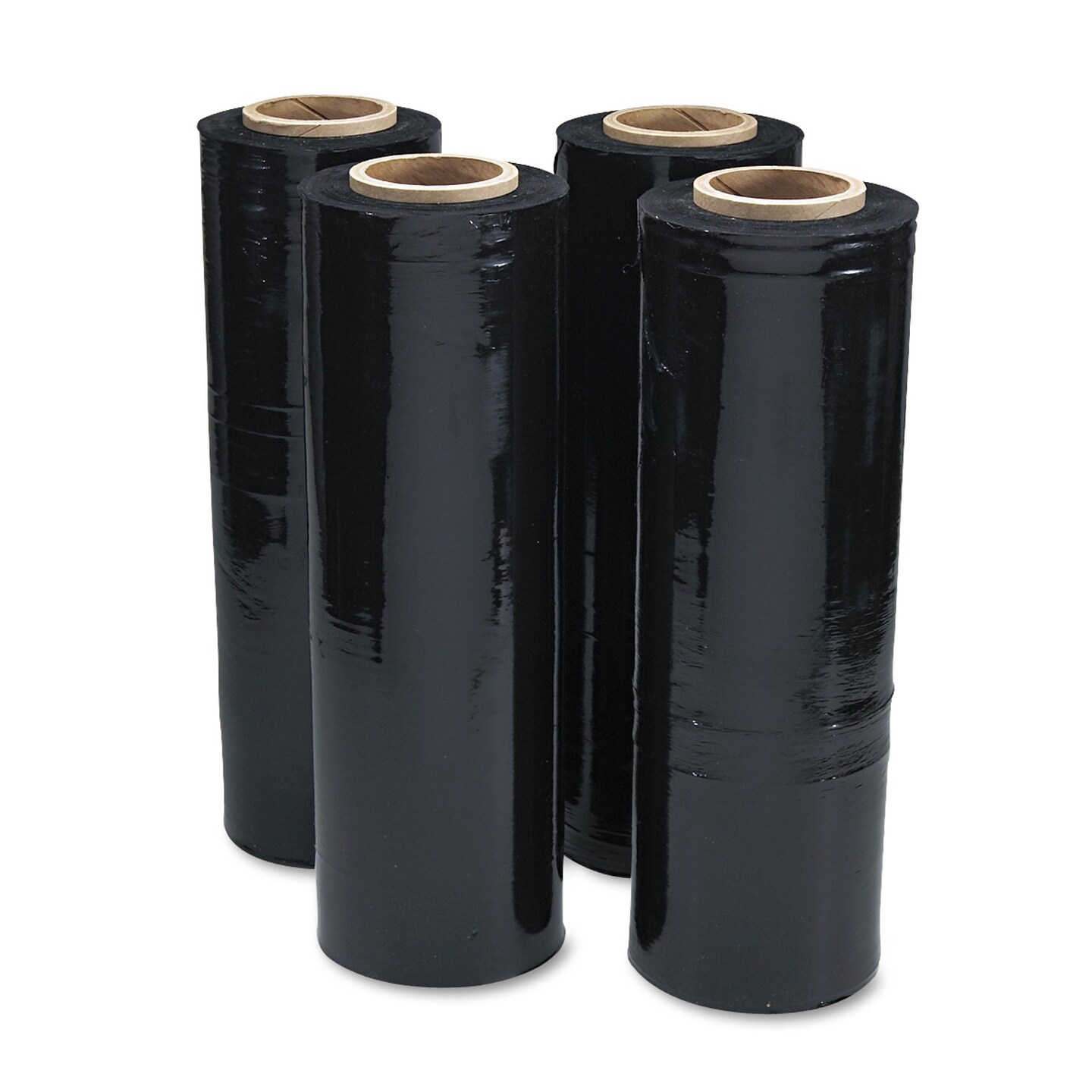 Universal Black Stretch Film 18 x 1 500ft Roll 20mic 80-Gauge 4/Carton