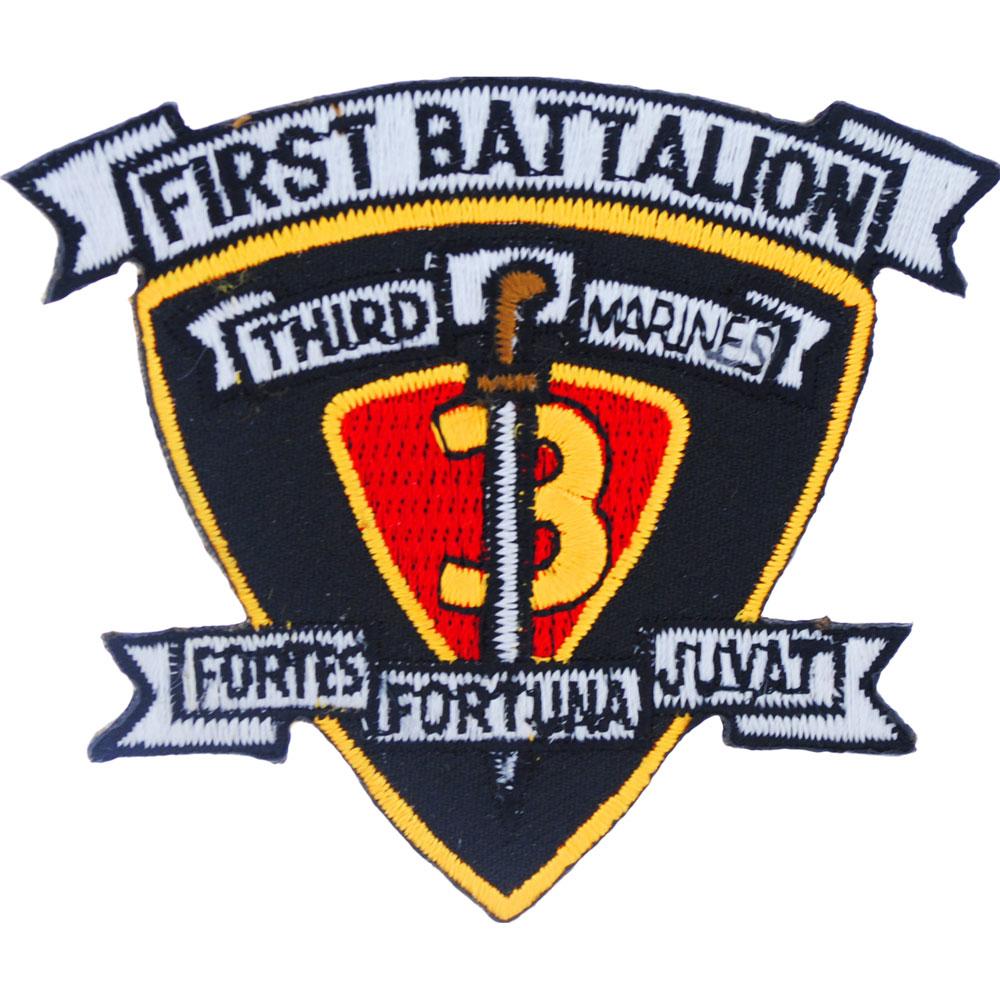 EagleEmblems PM0460 Patch-USMC,01ST BN 3RD (3&#x27;&#x27;)