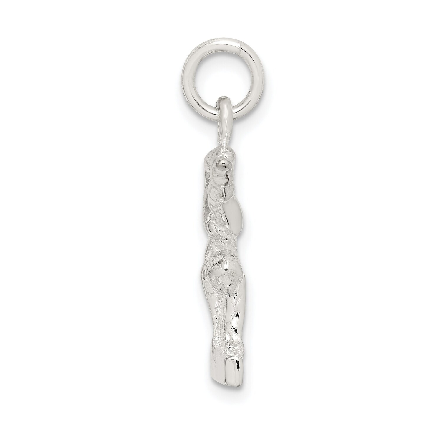Sterling Silver Gymnast Charm Pendant Gymnastics