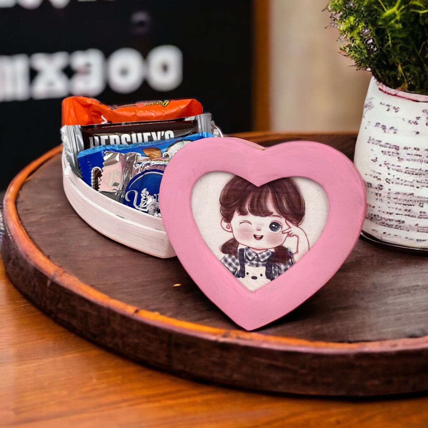 Value Pack of 3 Heart Photo Box - Small