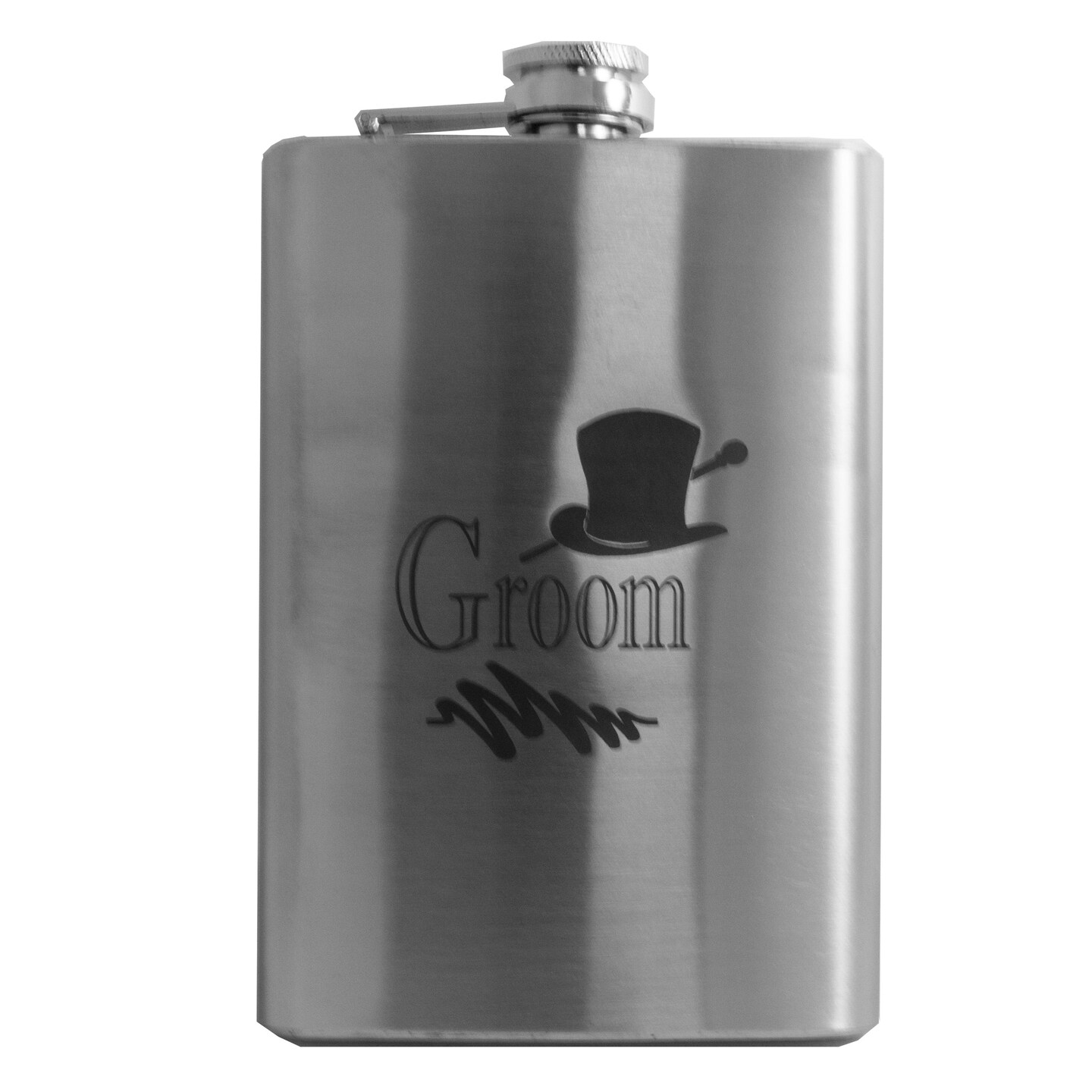 8oz Groom Wedding Stainless Steel Flask 8oz Groom Wedding Stainless Steel Flask