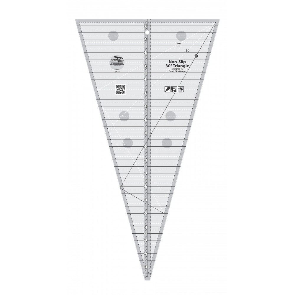 Creative Grids 30 Degree Triangle Ruler
