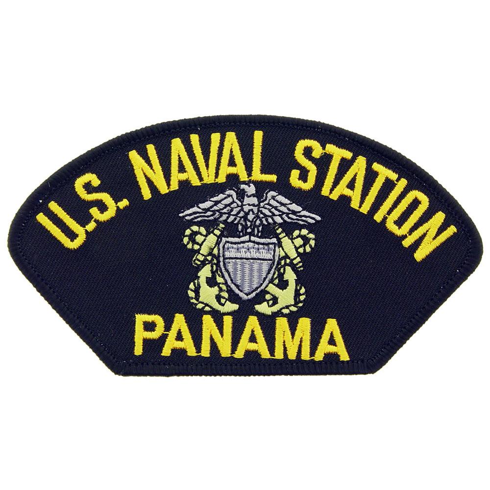 U.S. Naval Station Panama Patch 2 1/4&#x22; x 4&#x22;