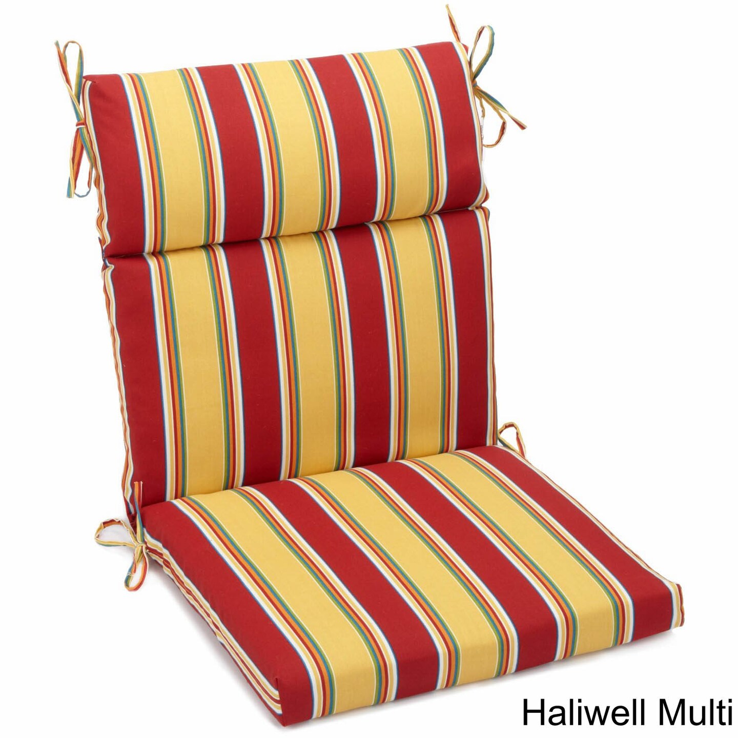 22 inch by 45 inch Spun Polyester Outdoor Squared Seat Back Chair