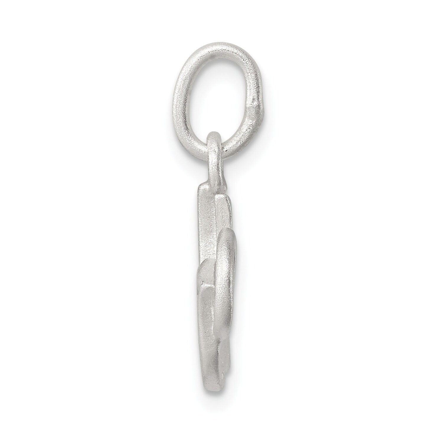 Sterling Silver Dove Charm Jewerly 15mm x 16mm