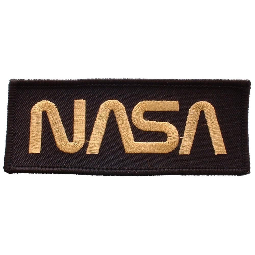 NASA Patch Black & Yellow 3