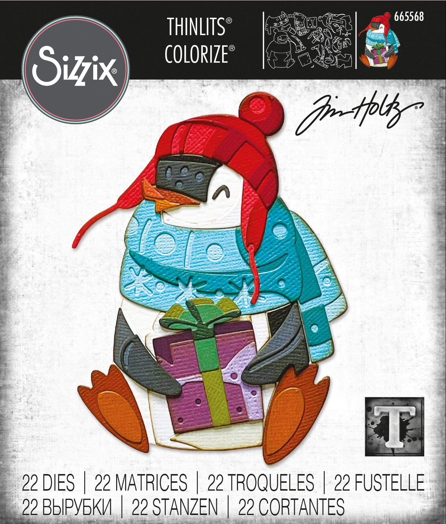 Sizzix Thinlits Dies By Tim Holtz 22/Pkg-Eugene Colorize