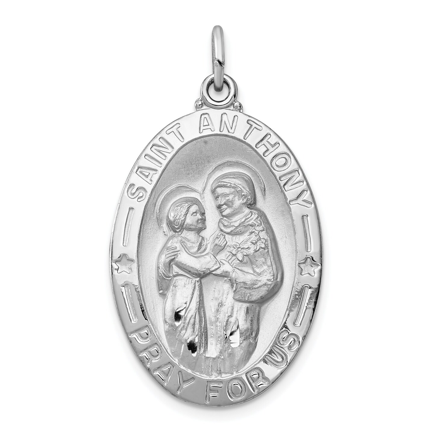 Sterling Silver Saint Anthony Medal