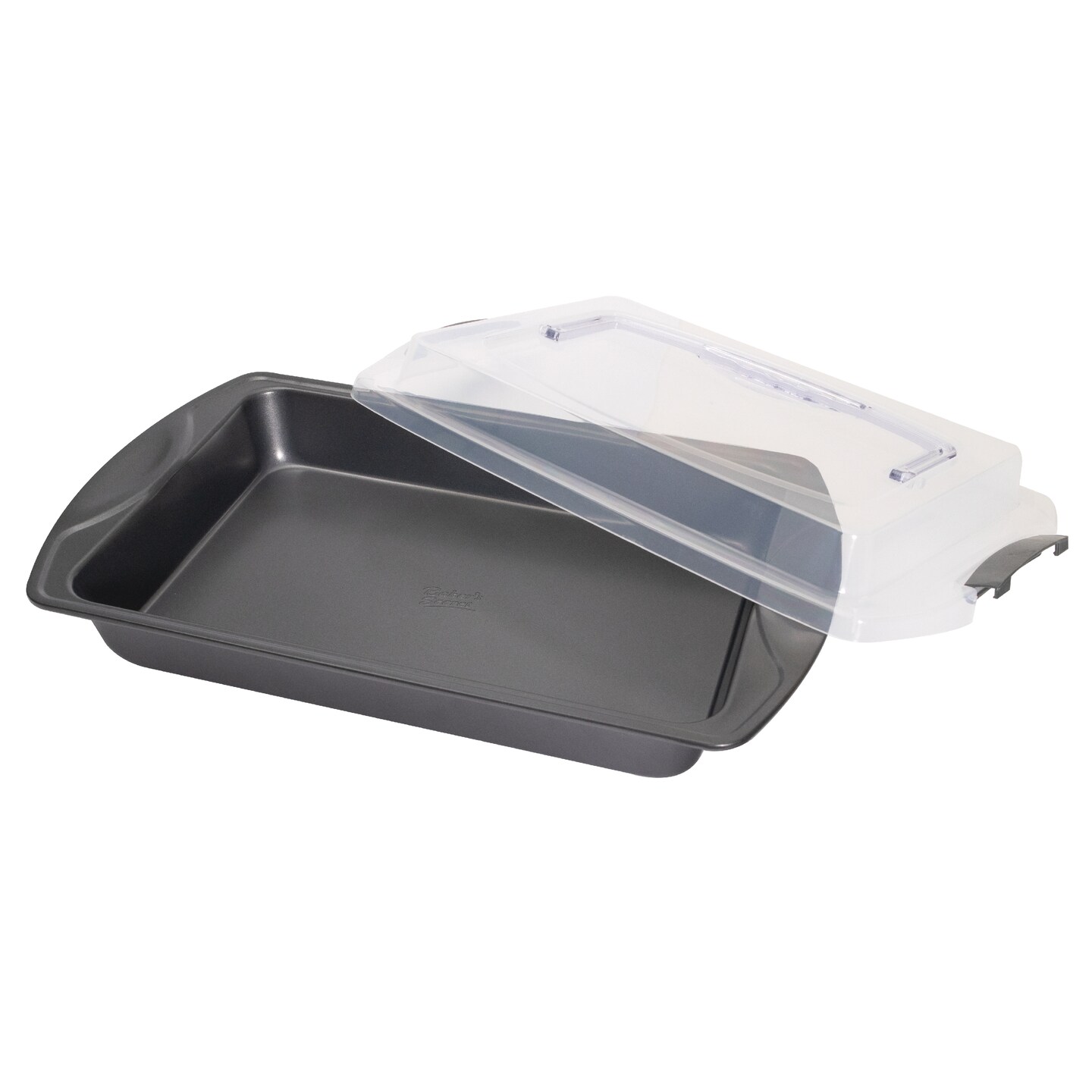 Baker&#x27;s Secret Nonstick Roaster with Serving Lid 16.5&#x22; x 10&#x22;, Carbon Steel Roaster for Baking Oven Roasting Cooking, Dishwasher Safe, Kitchen Accessories - Essentials Collection