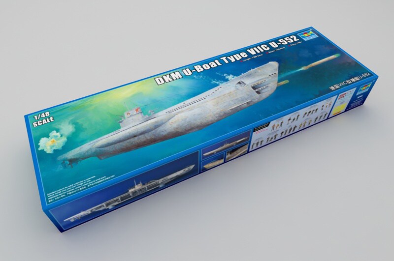 Trumpeter  1/48 DKM U-BOAT TYPE VIICU-552 1/48 Plastic Model