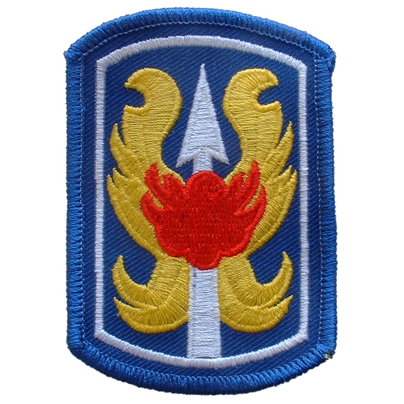 U.S. Army 199th Infantry Brigade Patch Blue &#x26; Yellow 3&#x22;