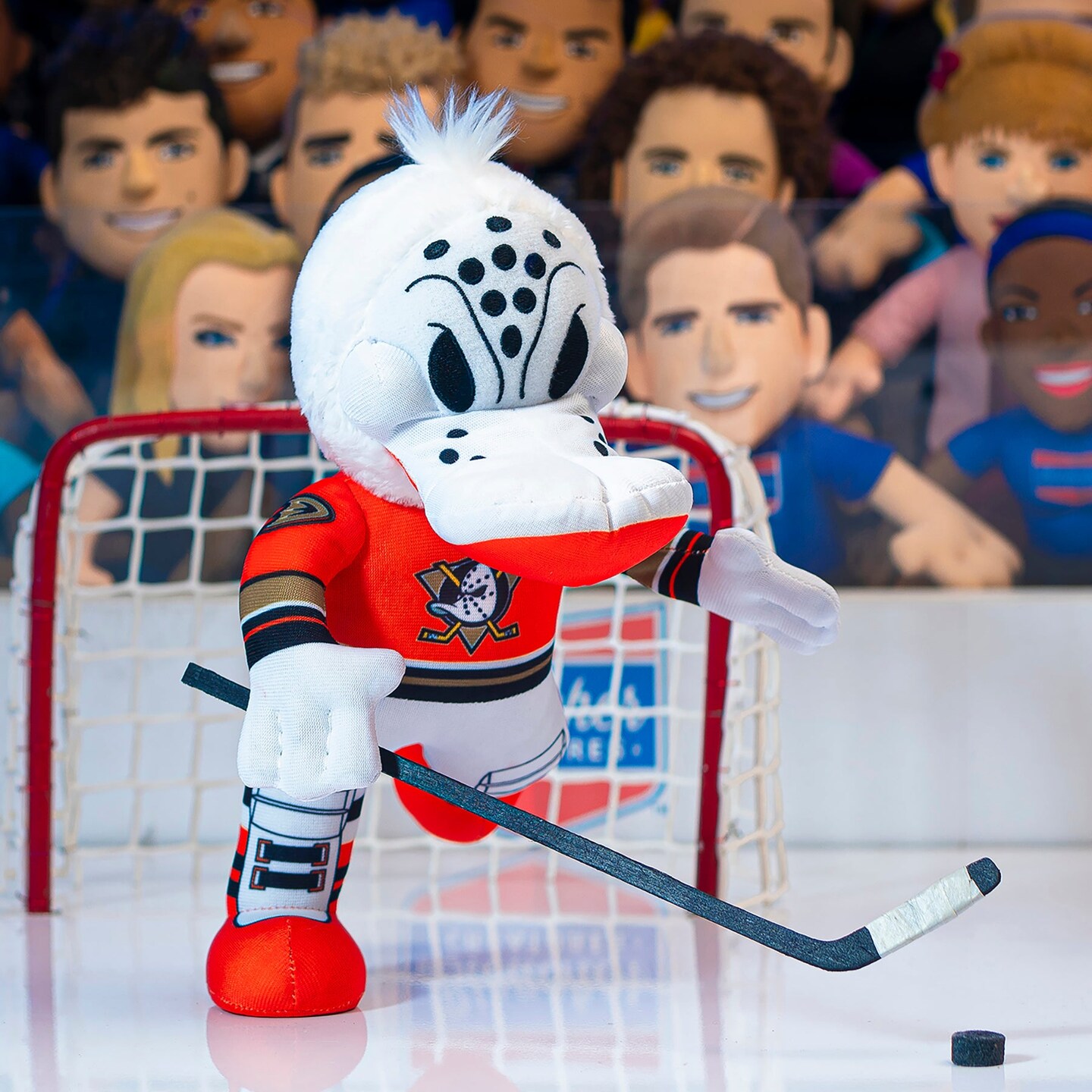 Bleacher Creatures Anaheim Ducks Wild Wing 10" Mascot Plush Figure (Alt Orange)