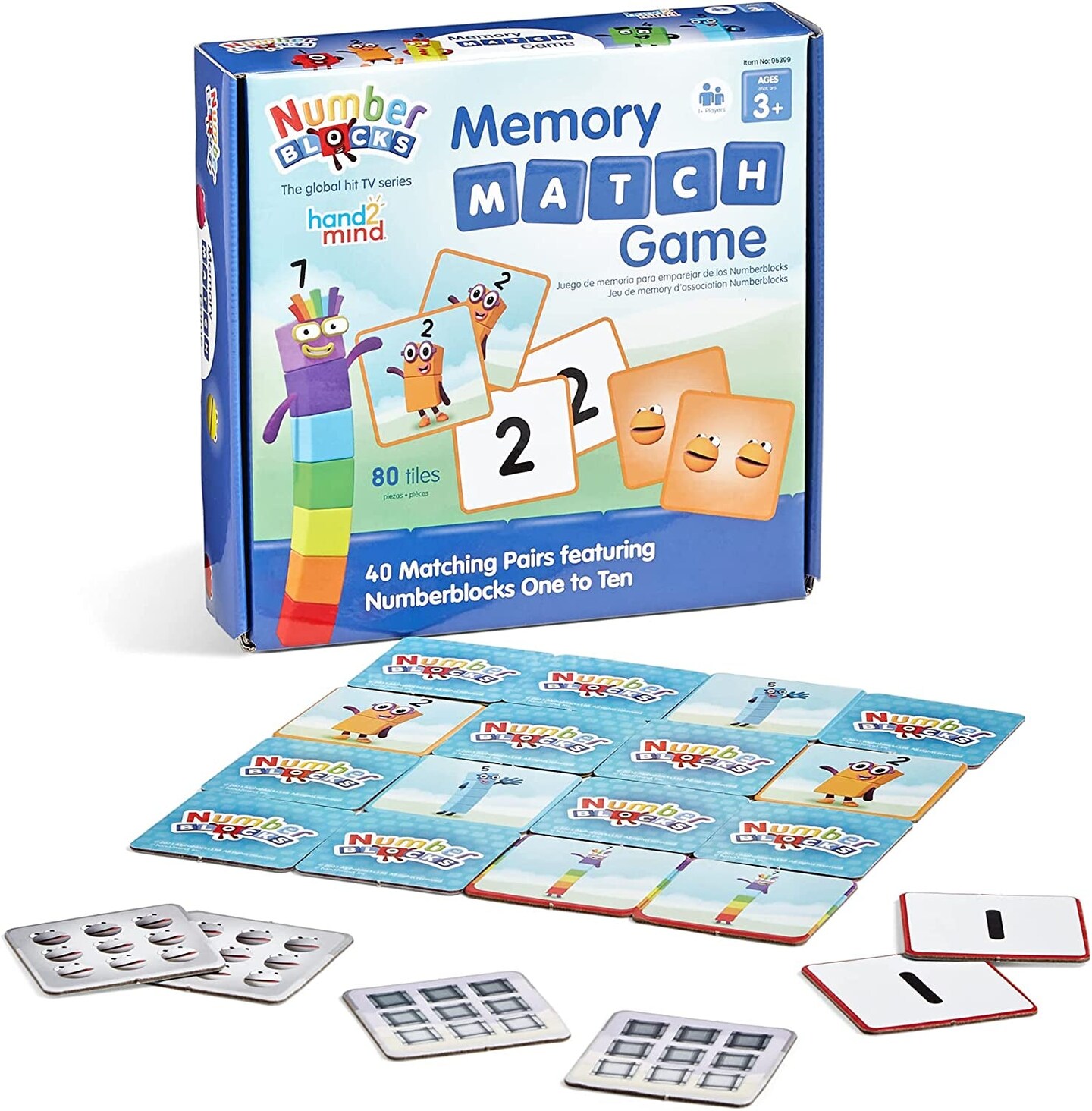 Numberblocks Memory Match Game, Memory Card Game, Kids Matching Game ...