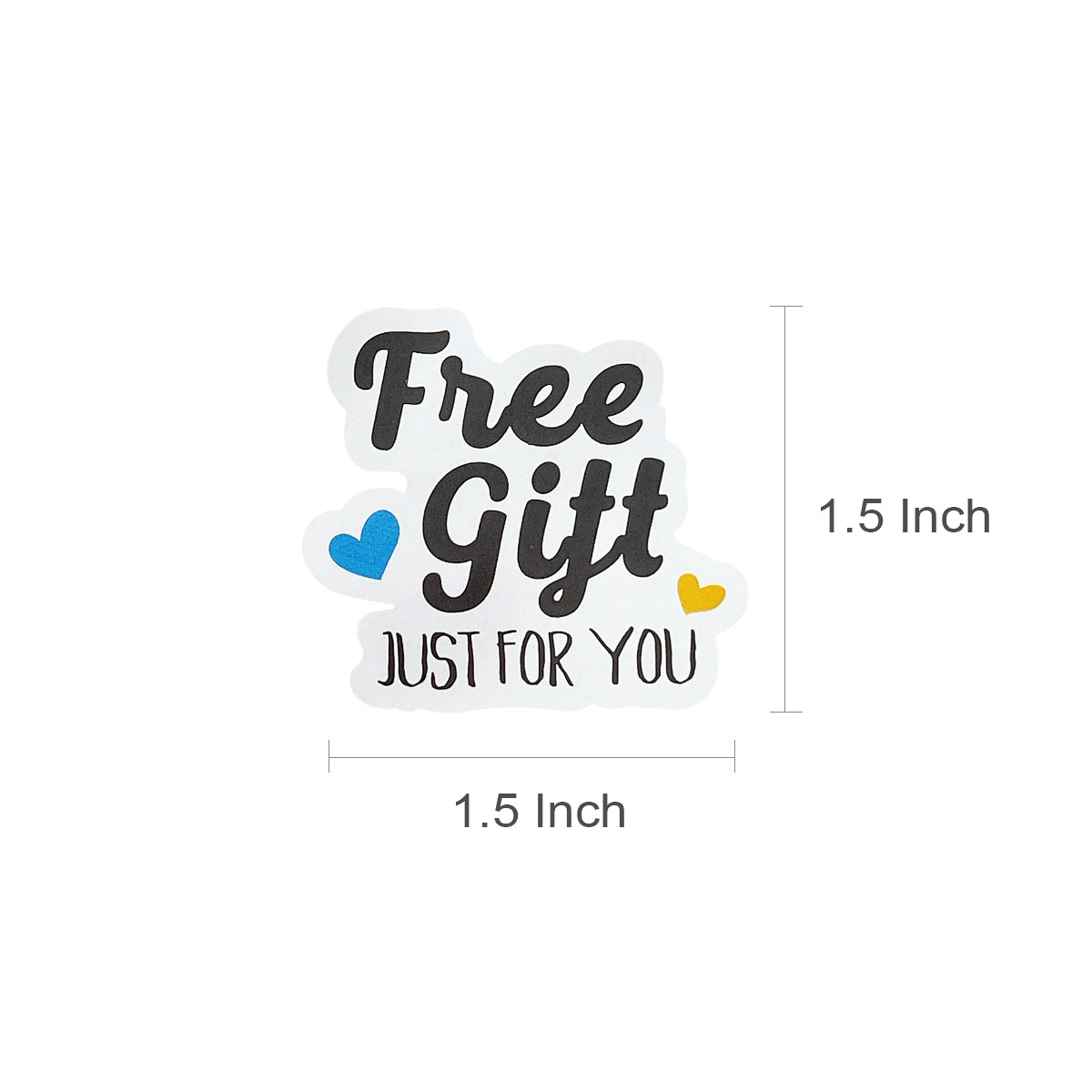 Wrapables Just for You Small Business Thank You Stickers Roll, Sealing Stickers and Labels for Boxes, Envelopes, Bags and Packages (500pcs)
