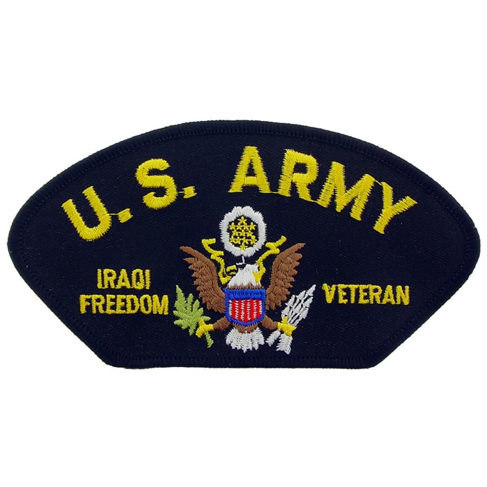 U.S. Army Iraqi Freedom Hat Patch 2 3/4&#x22; x 5 1/4&#x22;
