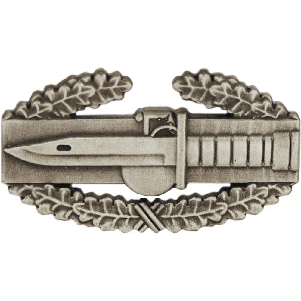 U.S. Army Combat Action Badge Pin Pewter 1 1/4&#x22;