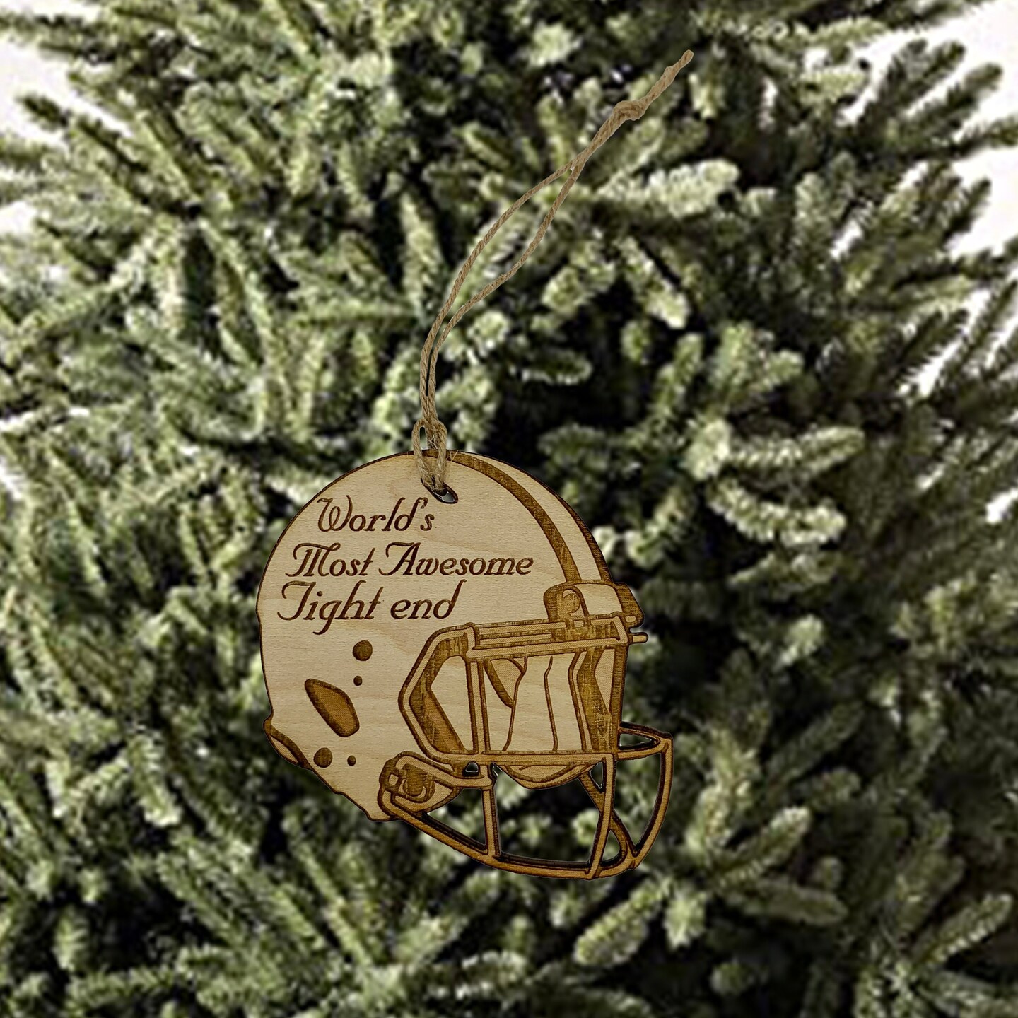 Worlds most Awesome Tight End - Ornament Worlds most Awesome Tight End - Ornament
