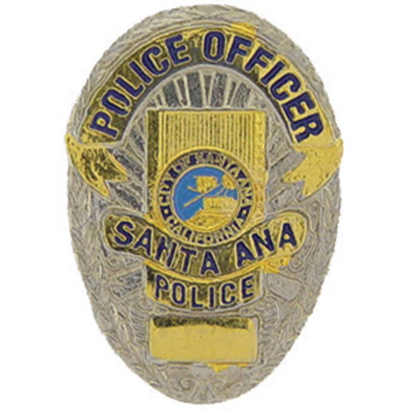 Santa Ana Police Officer Badge Pin 1&#x22;