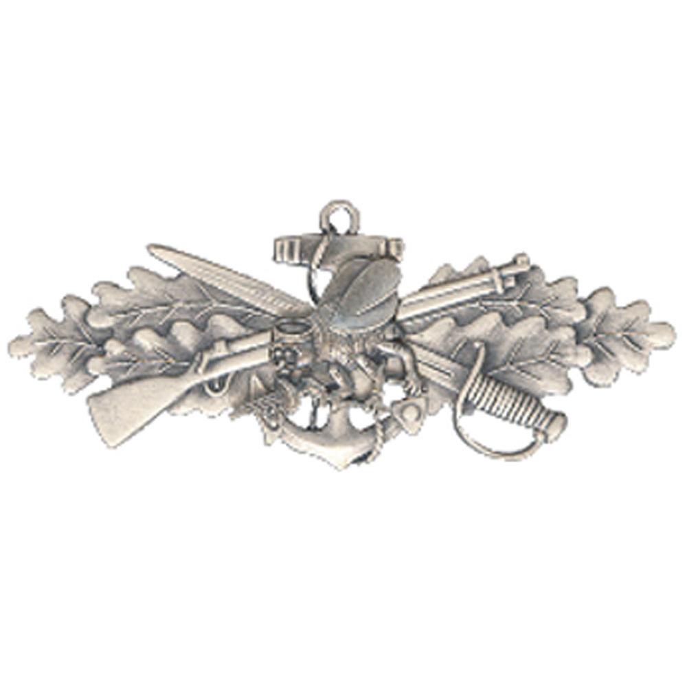 U.S. Navy Seabee Combat Warfare Pin 1 1/2&#x22;