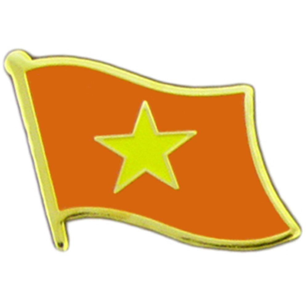 North Vietnam Flag Pin 1&#x22;