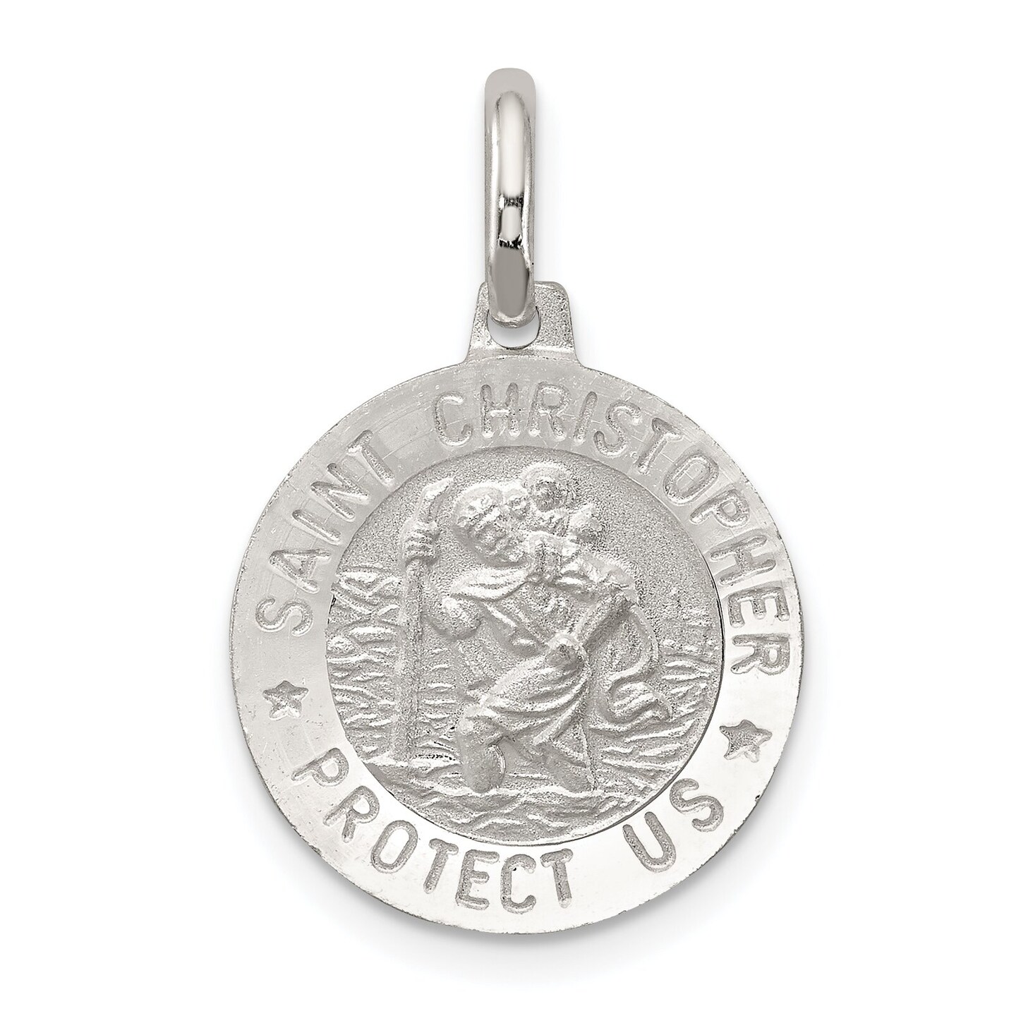 Sterling Silver Saint Christopher Medal
