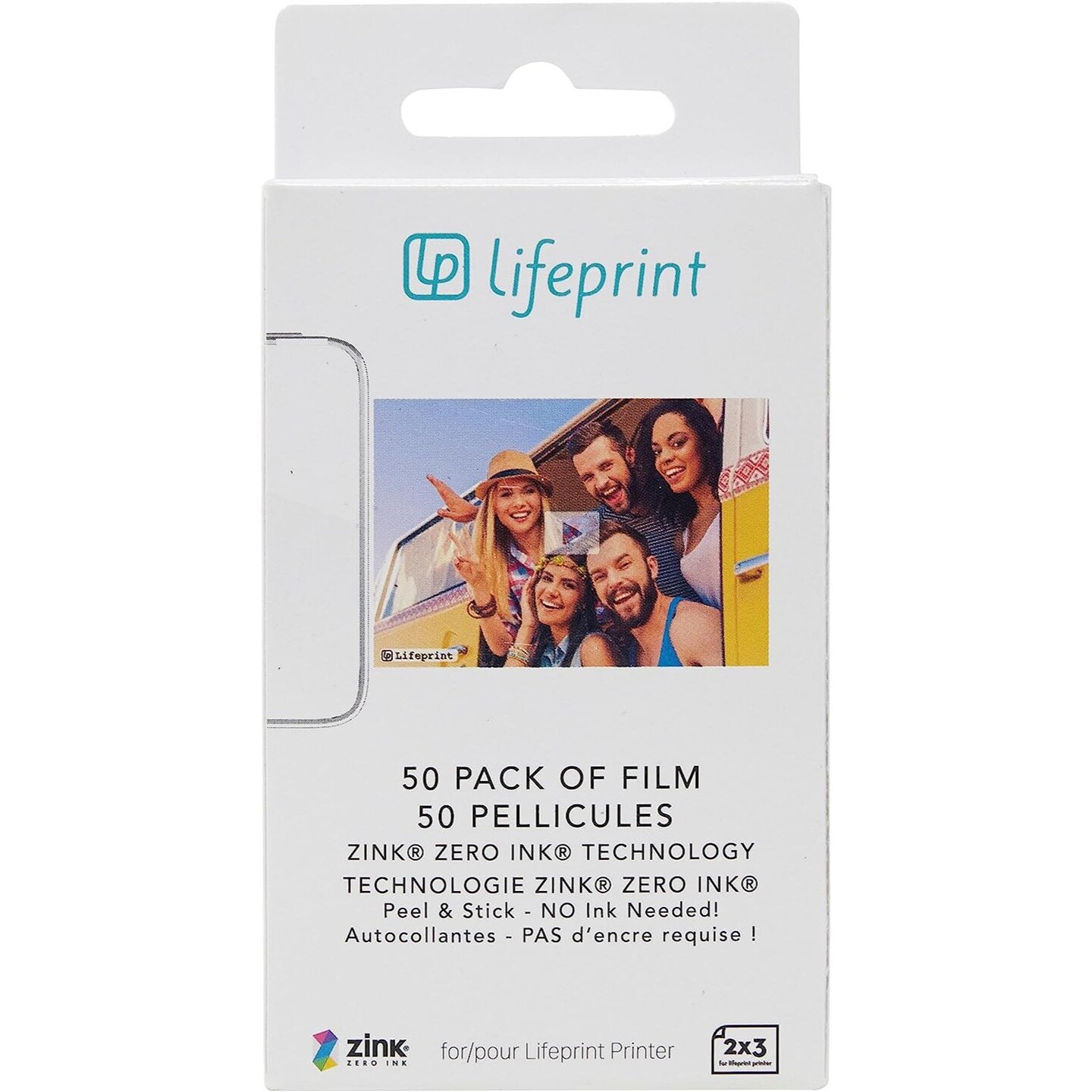 Lifeprint Zink Photo Paper 2x3 for the Lifeprint Augmented Reality Video and Photo Printer