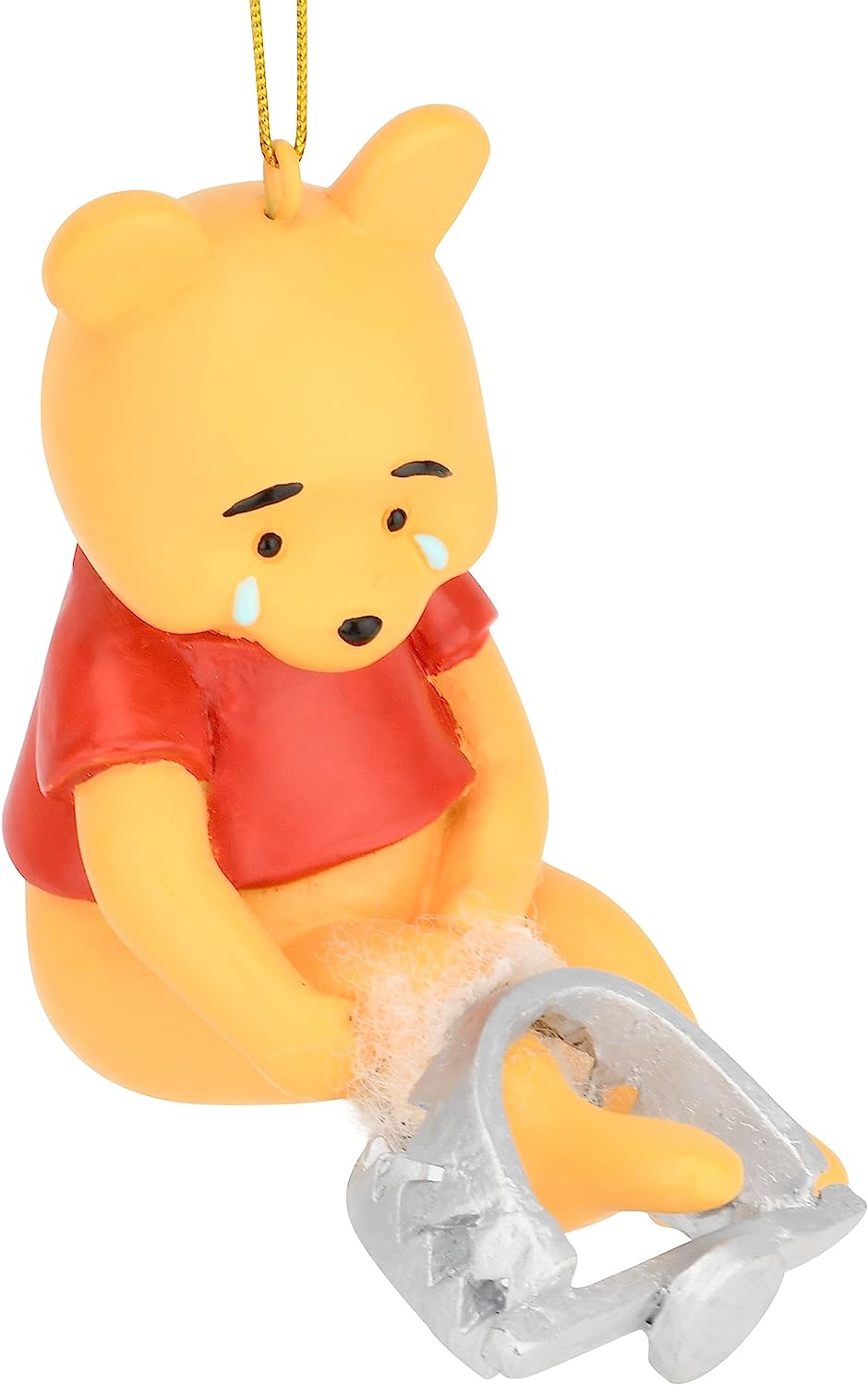 Tree Buddees Winne The Pooh Caught in a Bear Trap Funny Christmas Ornament Decoration