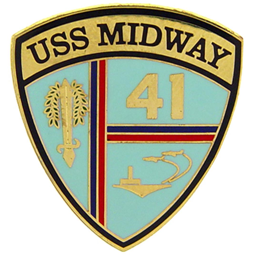 U.S. Navy USS Midway Pin 1&#x22;