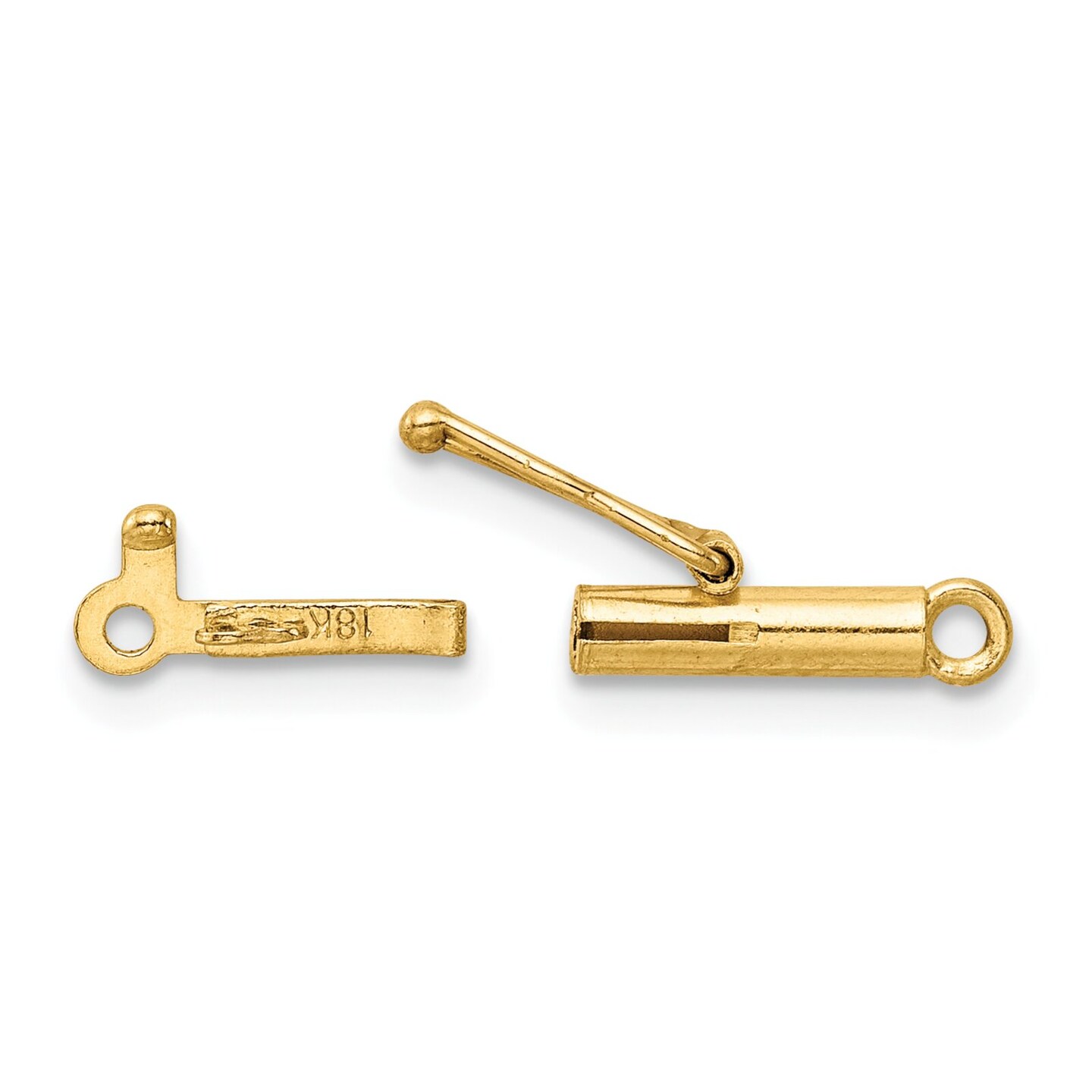 18K Gold Barrel Clasp