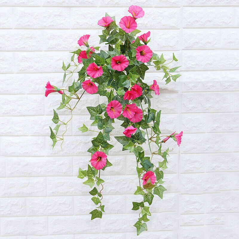 Artificial Flower Vines Realistic Silk Hanging Flowers for 
