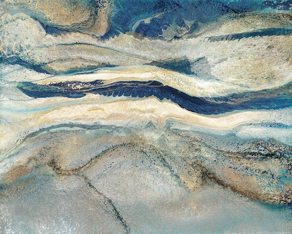 Blue Danube II Poster Print by Wendy Kroeker # WK057A