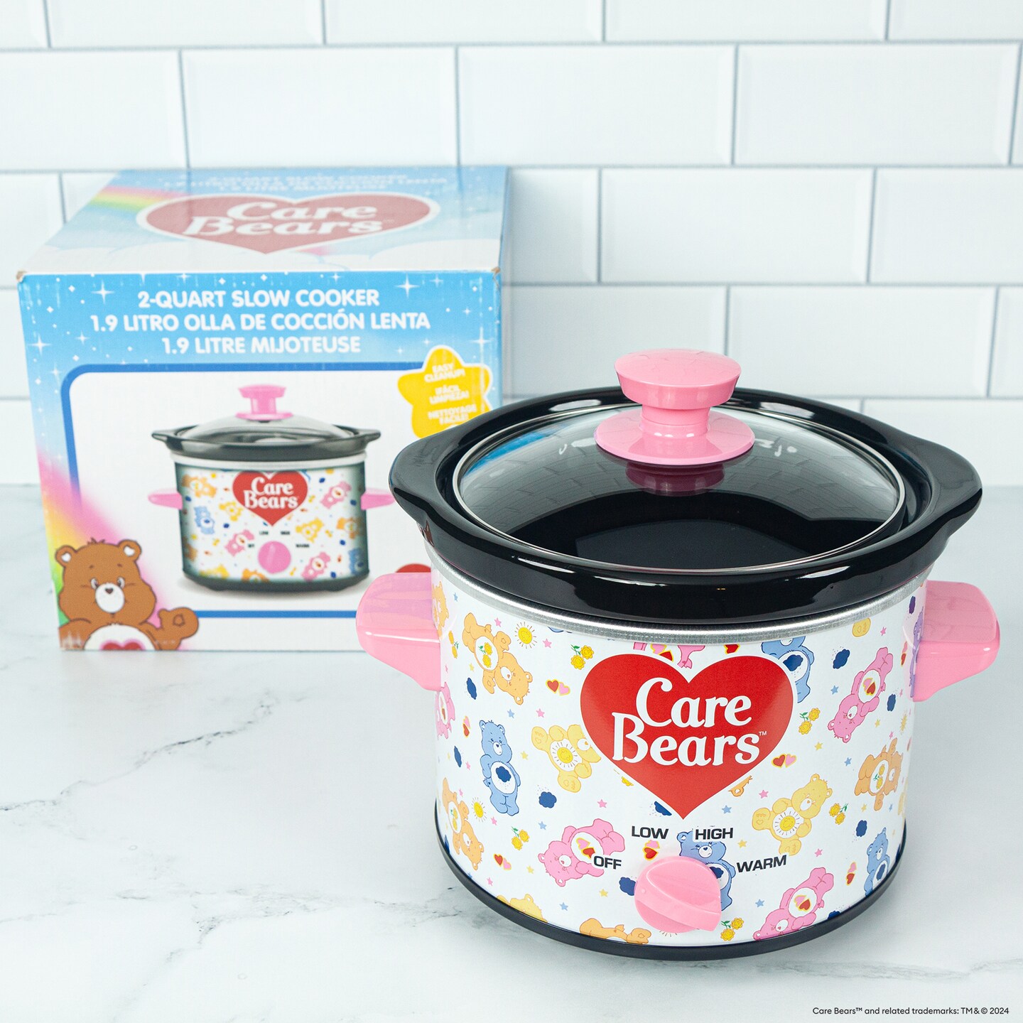 Uncanny Brands Care Bears 2-Qt Slow Cooker