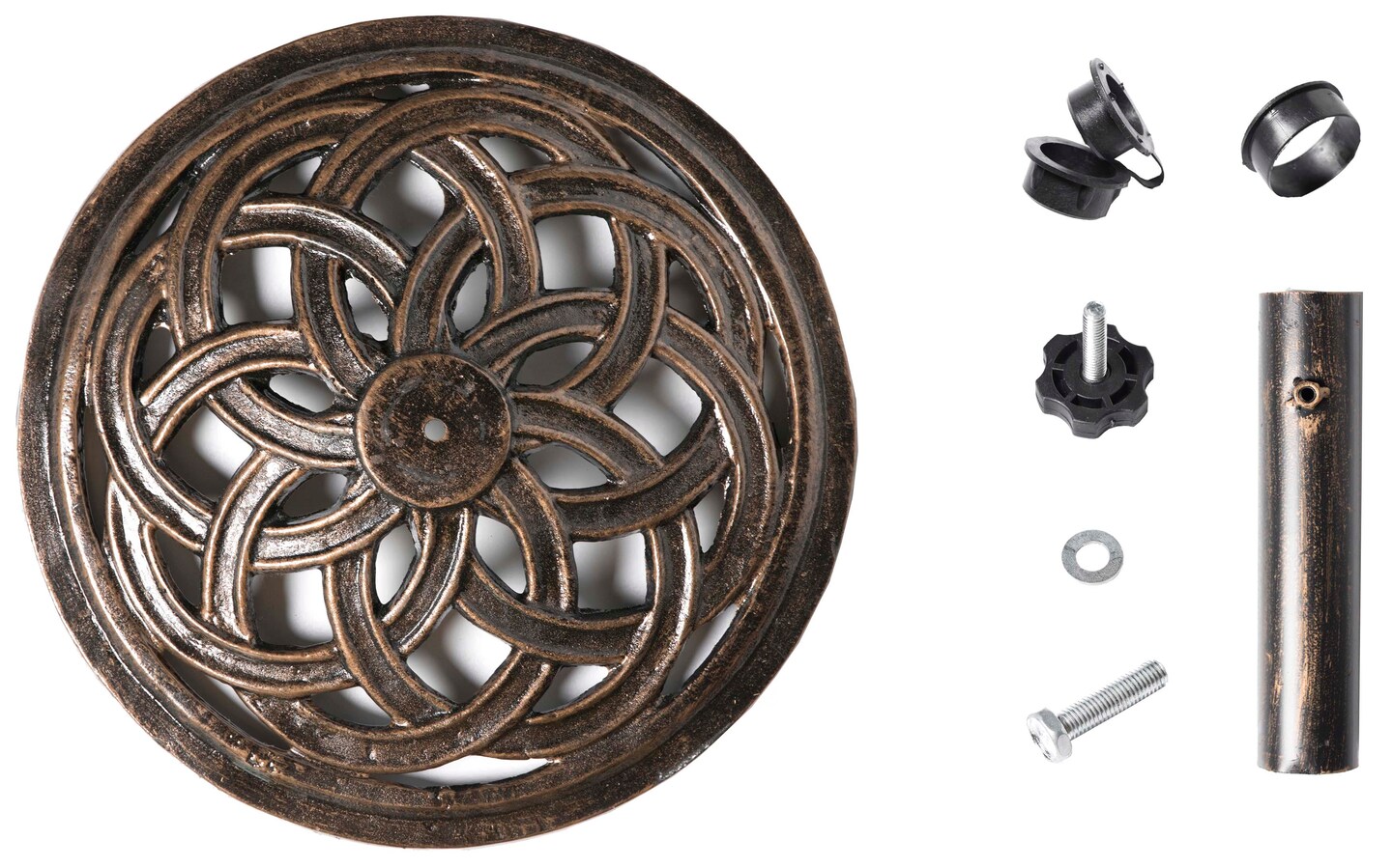 Outdoor Patio Cast Iron Umbrella Base Holder Stand 20 Lb. Round