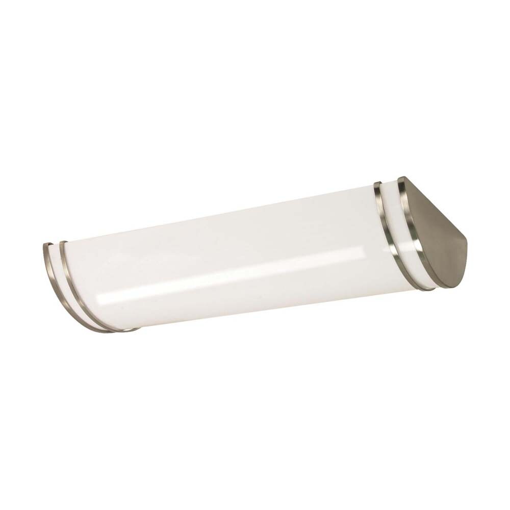Nuvo Glamour LED 25in Brushed Nickel Linear Flush Mount Fixture CCT