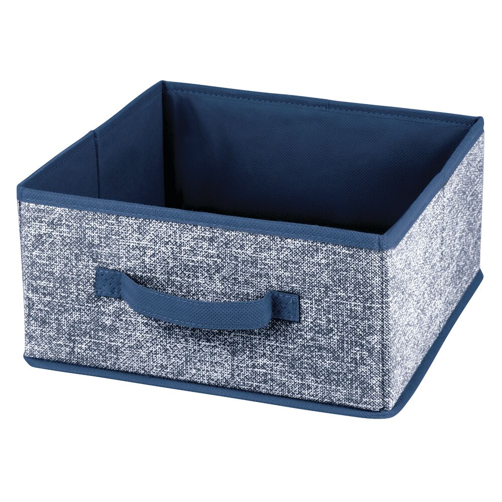 mDesign Fabric Modular Closet Organizer Box for Cube Units, 4 Pack