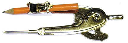 C-Thru Scholastic Steel Compass, 6&#x22; Arc