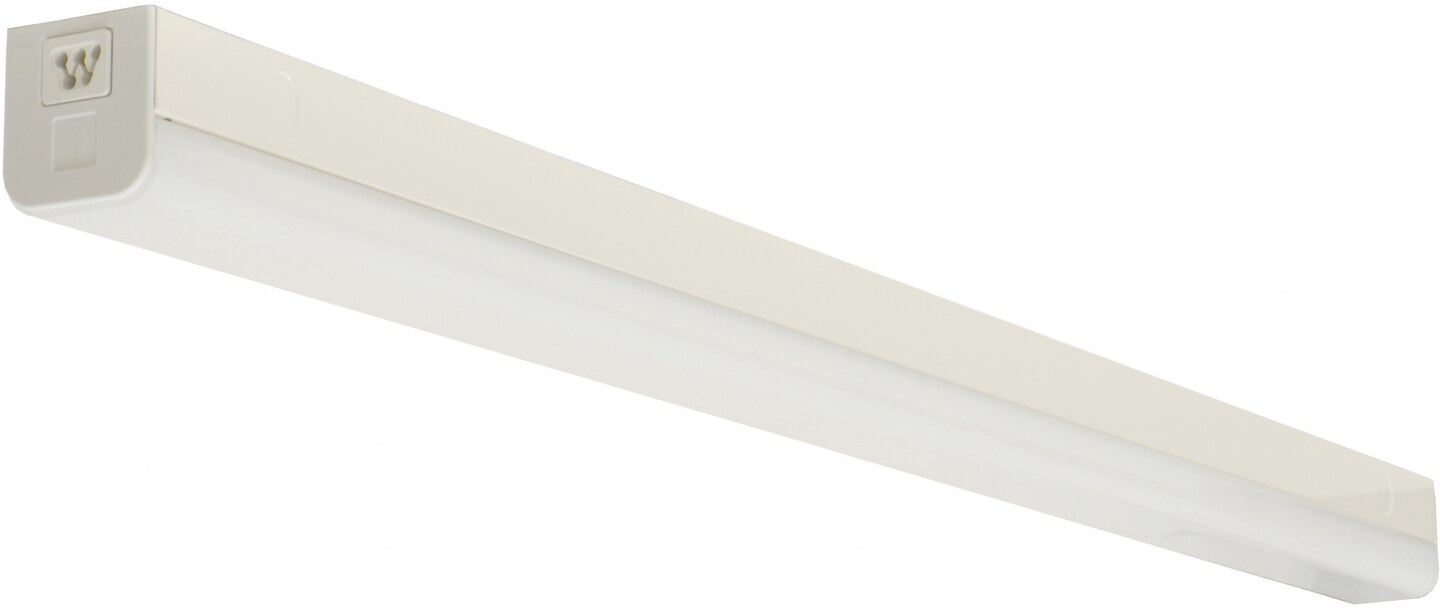 Nuvo LED 38w 48&#x22; Slim Strip Light Fixture w/ Connectible in White Finish 5000k