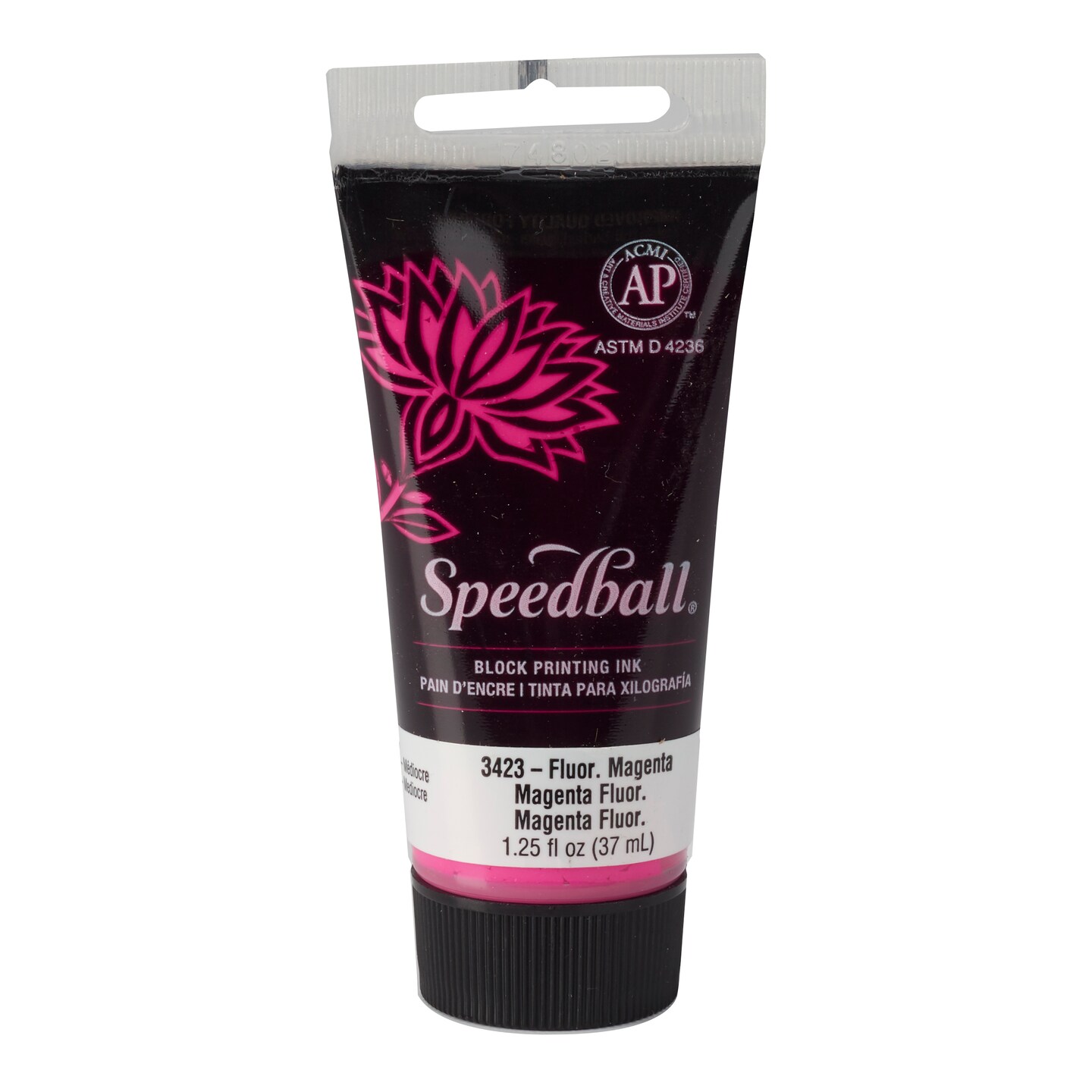Speedball Block Printing Ink, WaterBased, 1.25 Oz., Fluorescent