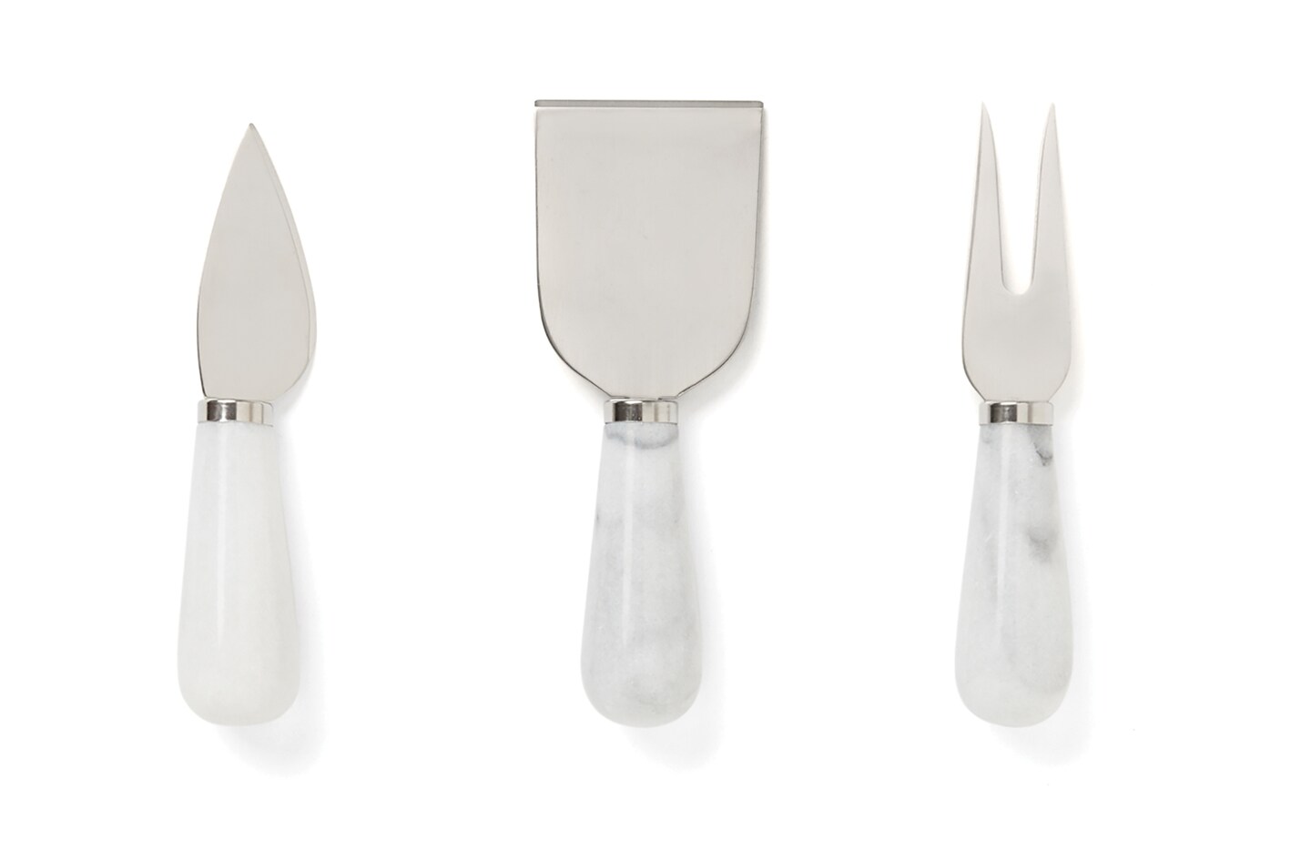 Multi-colored Marble Cheese Knife Set of 3
