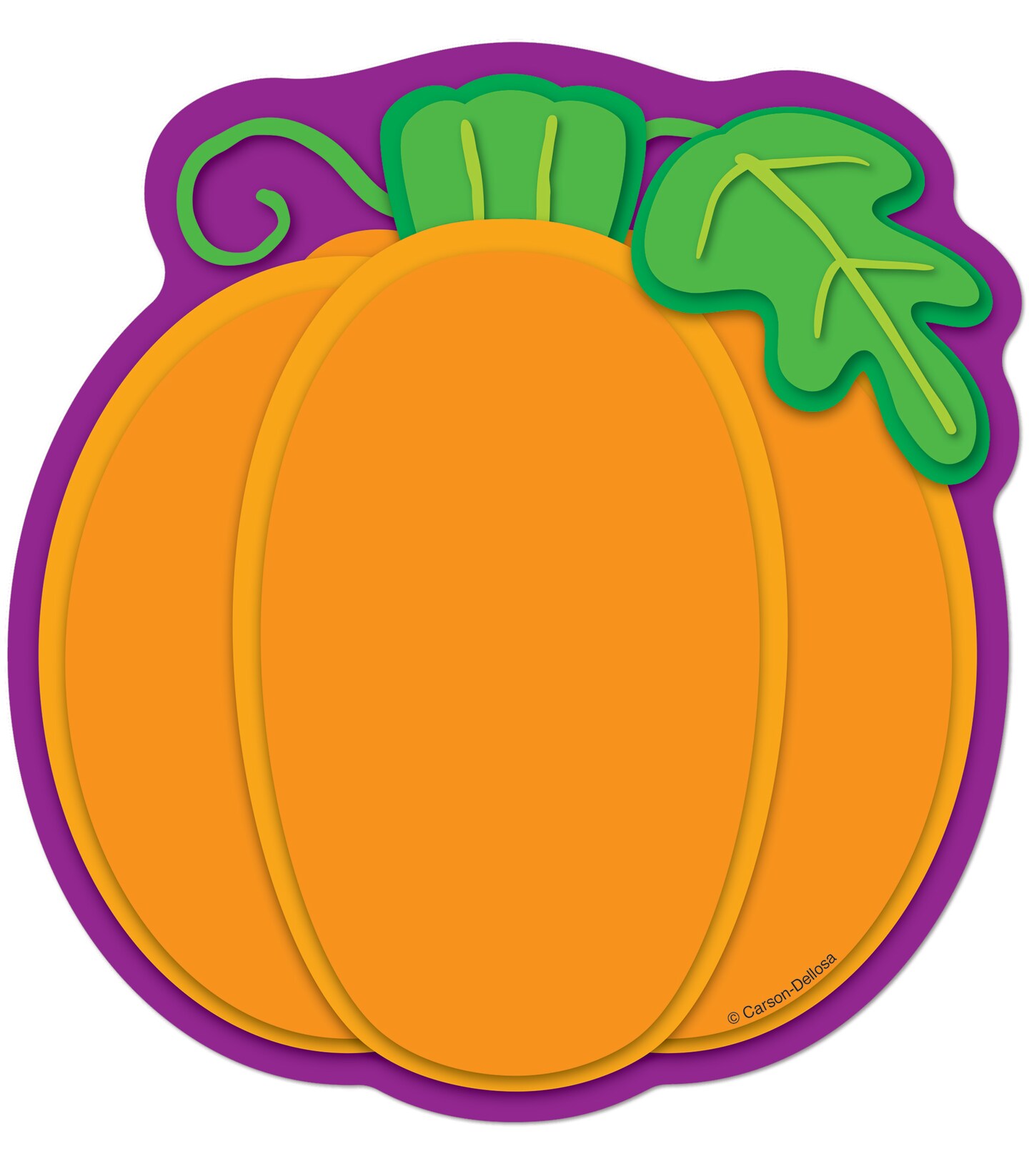Carson Dellosa 36-Piece Fall Pumpkins Bulletin Board Cutouts, Orange Pumpkin Classroom Cutouts, Perfect for Fall Classroom D&#xE9;cor and Halloween Classroom D&#xE9;cor