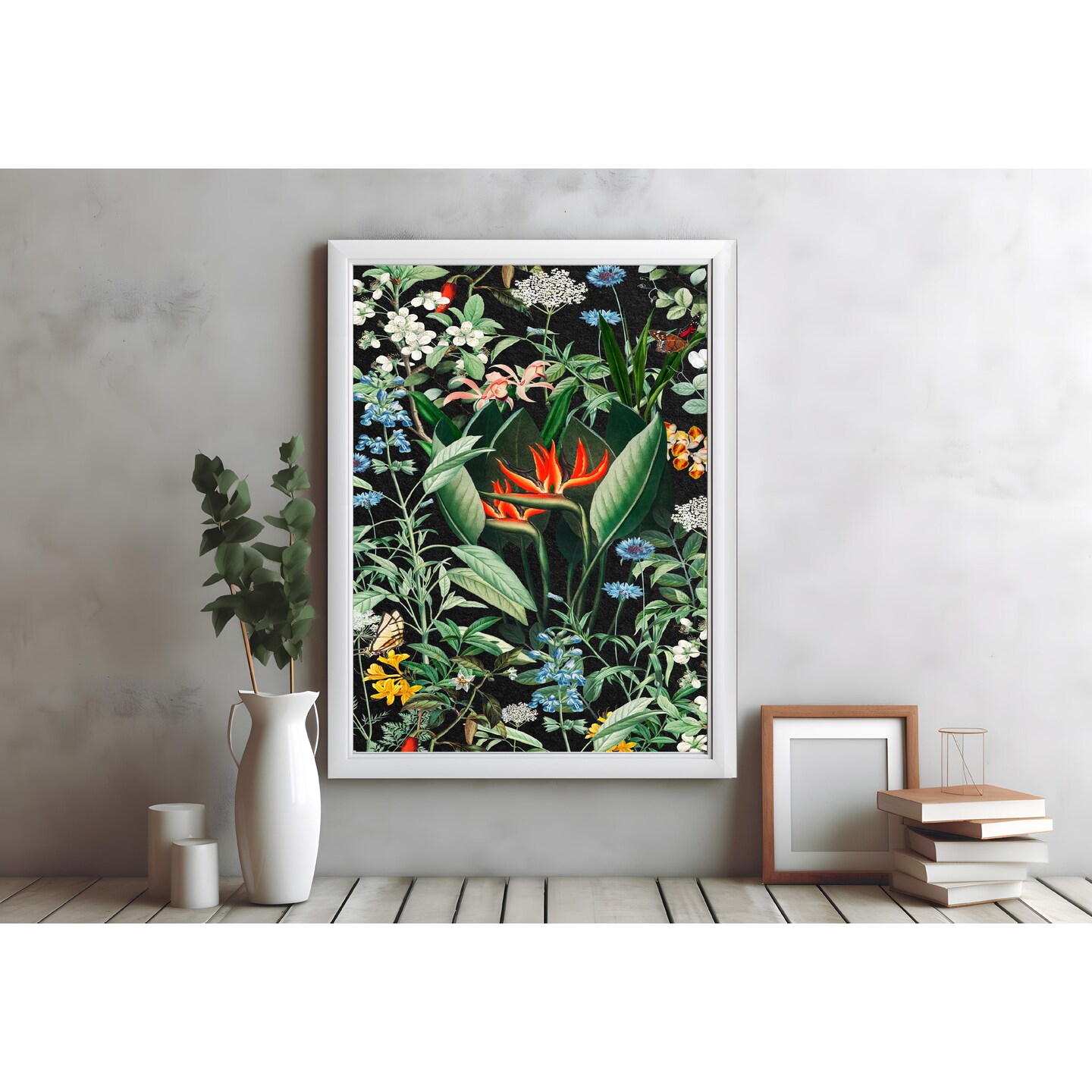 ALTERED ART PRINT. Floral Arts. Five Popular Print Sizes. Gallery