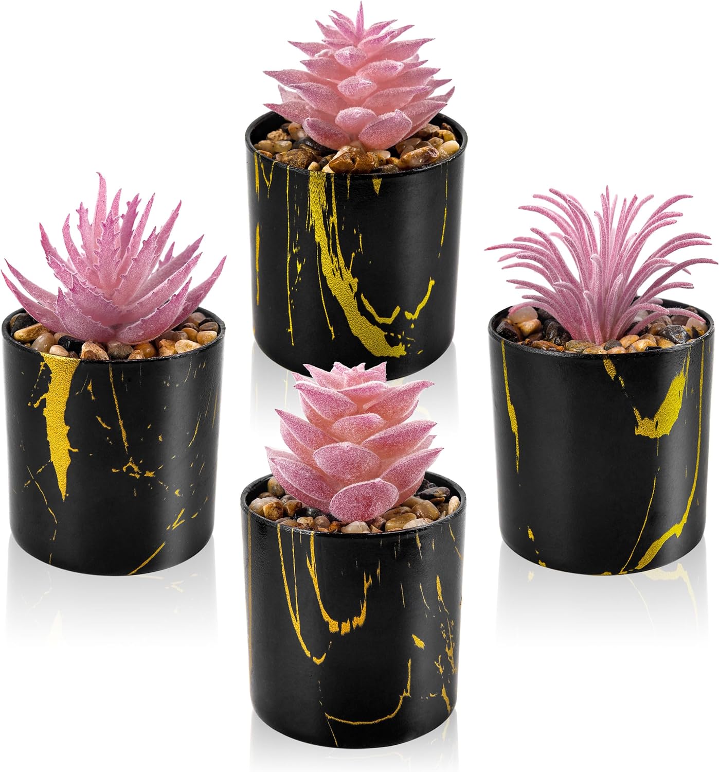 Artificial Pink Plants Succulents