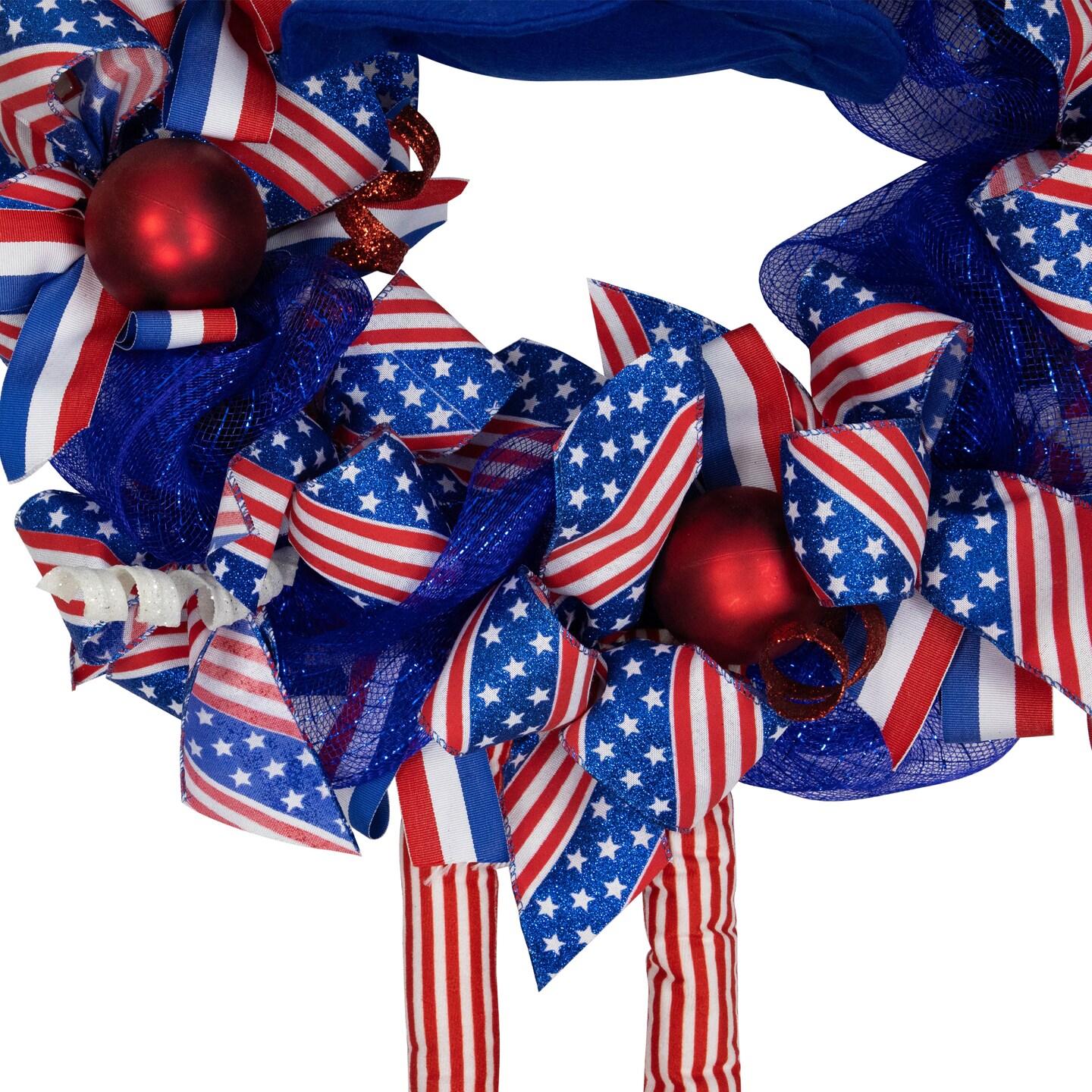 Northlight Deco Mesh Wreath - Thumbnail 2