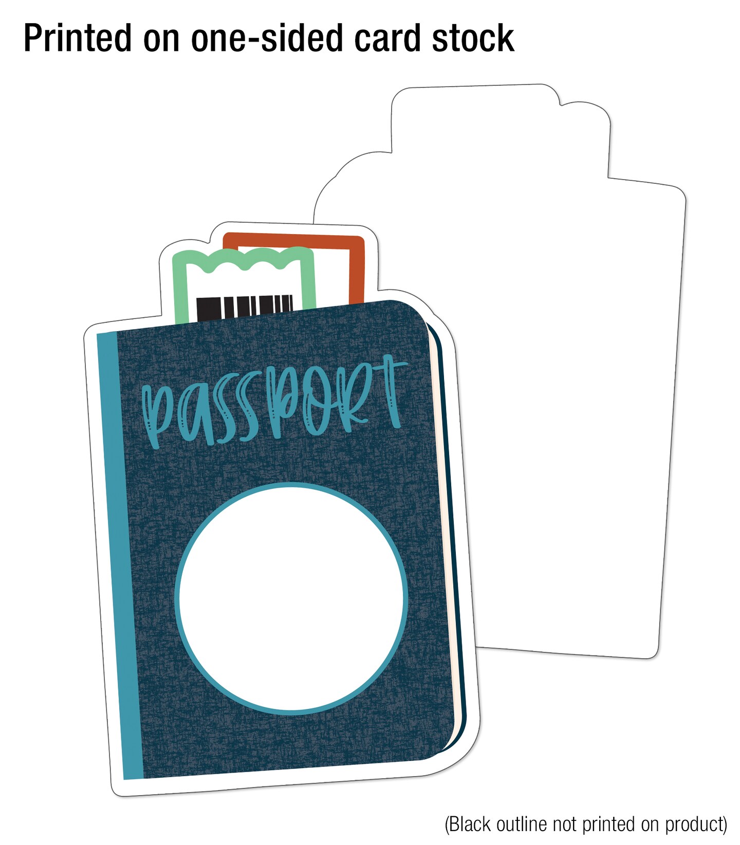 Carson Dellosa Let's Explore 36-Piece Passport Cutouts, Colorful Travel Tags for Bulletin Board, Locker Decorations, Adventure Theme Party and Classroom Decor