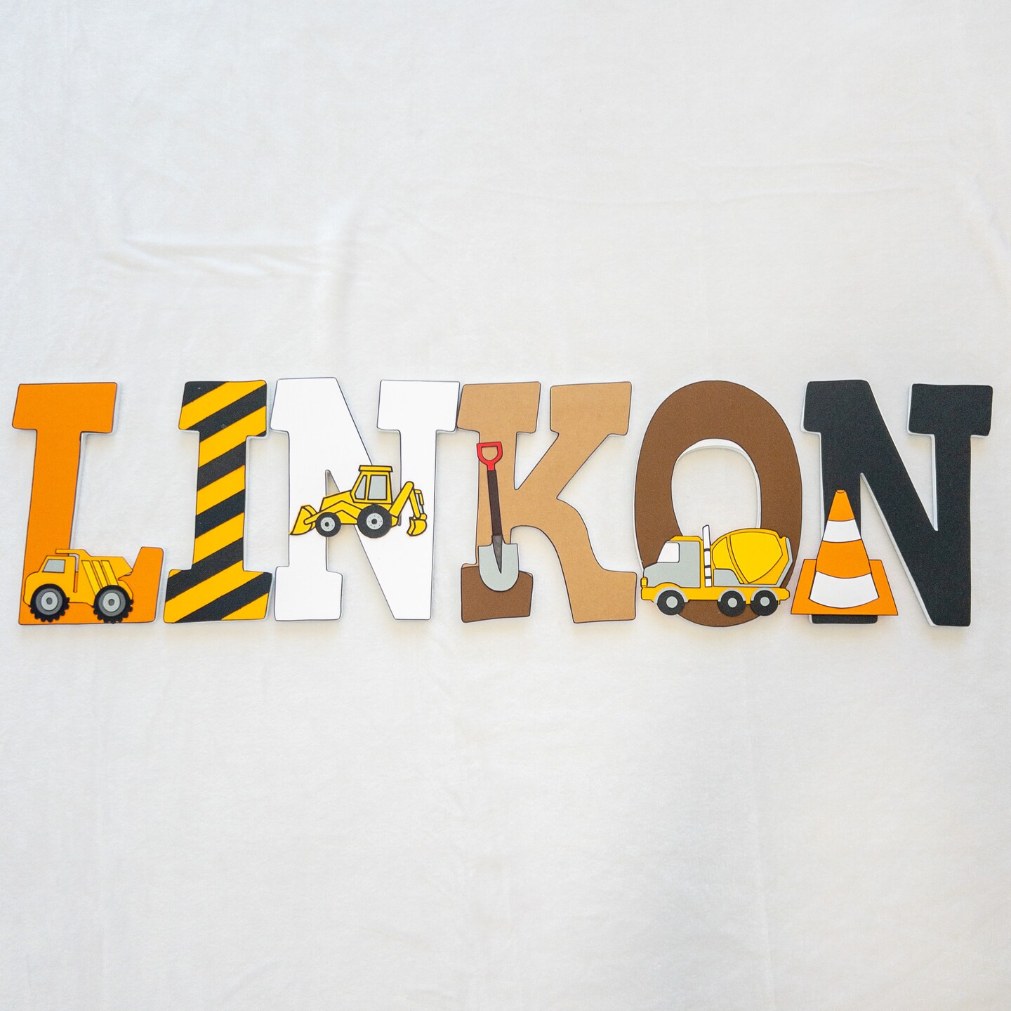 Construction Custom Wood Letters | MakerPlace by Michaels