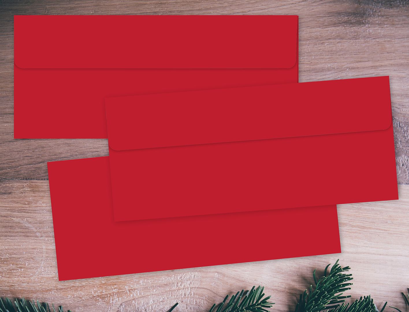 Great Papers! Envelopes, #10, Gummed Adhesive, Bright Red, 9.5" x 4.125", Printer Friendly, 40 count